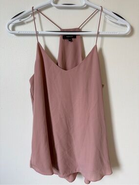RW&CO. Dusty Rose Racerback Spaghetti Strap Cami